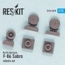 1/72 N.A. F-86 Sabre wheels set