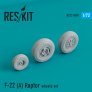 1/72 F-22A Raptor wheels set image 1