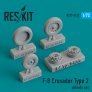1/72 F-8 Crusader Type 2 wheels set