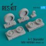 1/72 A-1 Skyraider late wheels set