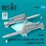 1/72 AGM-88 Harm missiles with LAU-118 & adapter