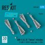 1/72 AIM-4 A, B Falcon missiles.