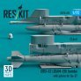 1/72 GBU-62 JDAM-ER bombs with pylons for Su-27 image 1