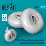 RESKIT 1/72 DHC-2 Beaver Pneus Alaskan Bushwheel DORA image 1