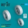1/72 A-10 Thunderbolt wheels set weighted image 1