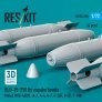 1/72 BLU-1B 750 lbs napalm bombs MXU-469/B 4x image 2