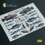 RESKIT 1/35 Set Poissons Marins Type 1 3D Decal Diorama image 1