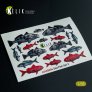 RESKIT 1/35 Set Poissons Marins Type 2 D�calque 3D image 1