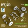 RESKIT 1/35 Roues Kubelwagen Type 82 (x5) Meng/Dragon