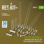 RESKIT 1/35 Antennes et support AFV IDF