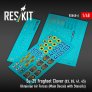 Reskit 1/48 Su-25 Frogfoot Clover BLUE 03,05,41,45