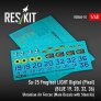 Reskit 1/48 Su-25 Frogfoot D�cals Bleu Digital 19,20,32,36