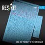 RESKIT Stencils MiG-25 Foxbat 1/72