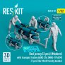 Reskit 1/32 Figurine Red Jersey Modern avec chariot AERO 21