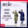 1/48 WW2 Soviet Naval Aviation pilot & land crew