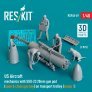 1/48 US Aircraft mechanics with SUU-23 20mm 3 figure