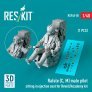 1/48 Rafale C,M male pilot sitting in ejection seat