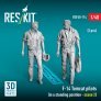RESKIT 1/48 F-14 Tomcat Piloten Sitzend Typ 2 x2