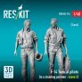 RESKIT 1/48 F-14 Tomcat Piloten Sitzend Typ 2 x2 image 1