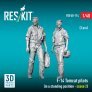 RESKIT 1/48 F-14 Tomcat Piloten Sitzend Typ 2 x2 image 2