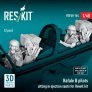 RESKIT 1/48 Rafale B Piloten sitzend Schleudersitze x2 image 1