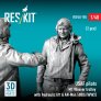 Reskit 1/48 Pilotes USAF 2 fig. et chariot M1 Weaver image 2