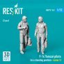 Reskit F-14 Tomcat Pilots Standing Position 1/72