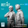 Reskit F-14 Tomcat Pilots Standing Position 1/72 image 1