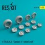 1/32 Vought A-7A/A-7B/A-7C/A-7E Corsair II wheels set