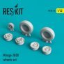 1/32 Dassault Mirage 2000 wheels set