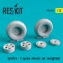 1/32 Spitfire 5 spoke wheels set