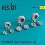 1/32 Boeing F/A-18E/F/A-18F/F/A-18G Super Hornet wheels set