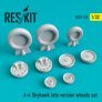 1/32 A-4 Skyhawk late version wheels