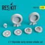 1/32 A-1 Skyraider early version wheels set