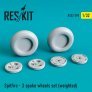 1/32 Spitfire 3 spoke wheels set