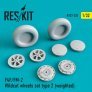 1/32 F4F/FM-2 Wildcat wheels set type 2