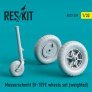 1/32 Messerschmitt Bf-109E weighted wheels set