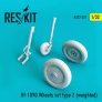 1/32 Bf-109G Wheels set type 2
