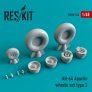 1/48 AH-64 Apache Type 2 wheels set