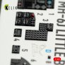Reskit 1/48 MH-6J Little Bird 3D Interior for ICM image 3
