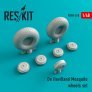 1/48 De Havilland Mosquito wheels