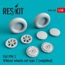 1/48 F4F/FM-2 Wildcat wheels set type 2