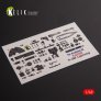 1/48 P-38F Lightning interior 3D decal for Academy