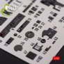 1/48 P-38F Lightning interior 3D decal for Academy image 2