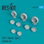 1/72 F4D-1 Skyray Type 2 wheels