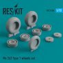 1/72 Messerschmitt Me-262A-1/Me-262B-2 Type 1 wheels set
