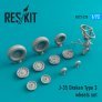 1/72 J-35 Draken Type 3 wheels
