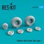 1/72 Hawker Hurricane wheels set late type 1
