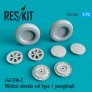 1/72 F4F/FM-2 Wildcat wheels set type 1