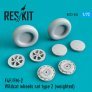1/72 F4F/FM-2 Wildcat wheels set type 2